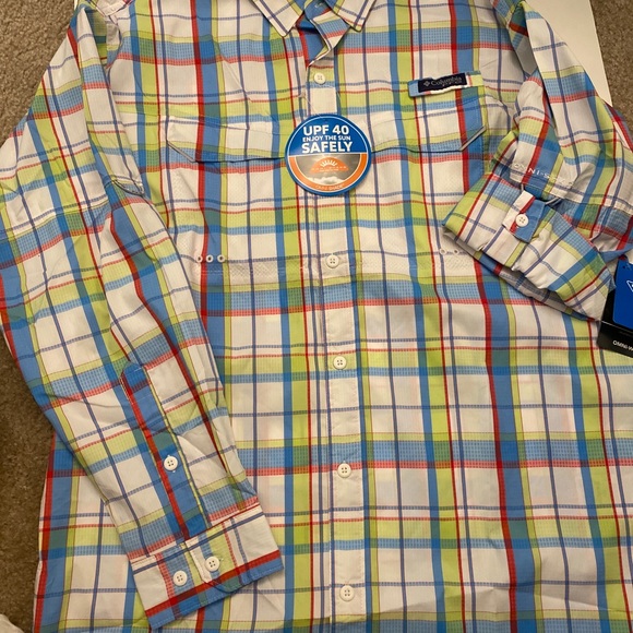 Columbia PFG Super Bahama UPF40 Mens fishing shirt - Picture 5 of 8